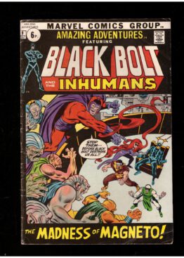 marvel comics, amazing adventures #10, inhumans