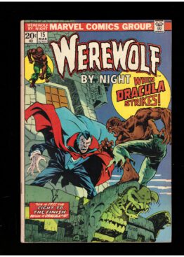 marvel comics, werewolf by night [1972] #15