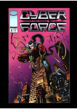 image comics, cyber force [1993] #8 - todd mcfarlane