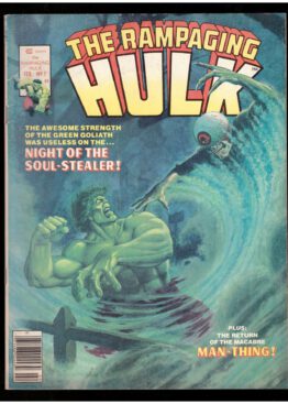 marvel comics, rampaging hulk [1977] #7, Man-Thing