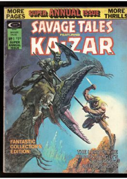 curtis magazine, savage tales annual #1 ka-zar