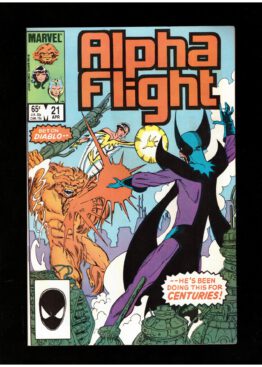 marvel comics, alpha flight [1983] #21